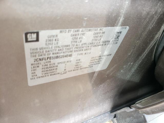 Photo 9 VIN: 2CNFLPE59B6284846 - CHEVROLET EQUINOX LT 