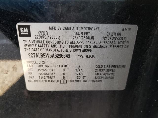 Photo 9 VIN: 2CTALBEW5A6296649 - GMC TERRAIN SL 