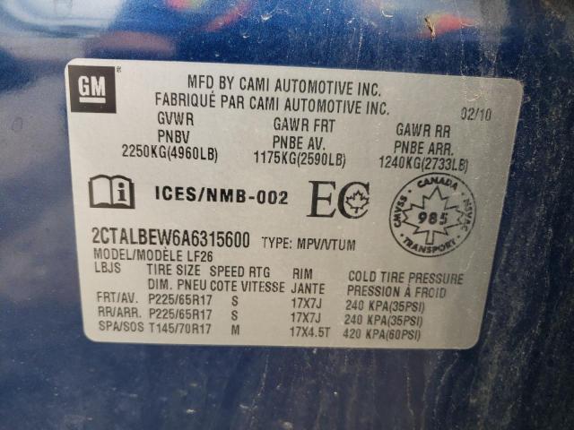 Photo 12 VIN: 2CTALBEW6A6315600 - GMC TERRAIN SL 