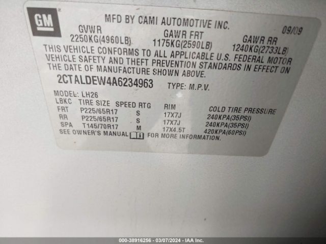 Photo 8 VIN: 2CTALDEW4A6234963 - GMC TERRAIN 