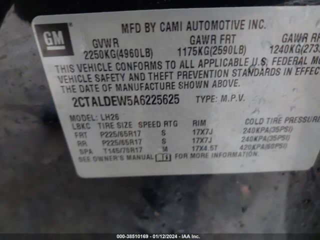 Photo 8 VIN: 2CTALDEW5A6225625 - GMC TERRAIN 