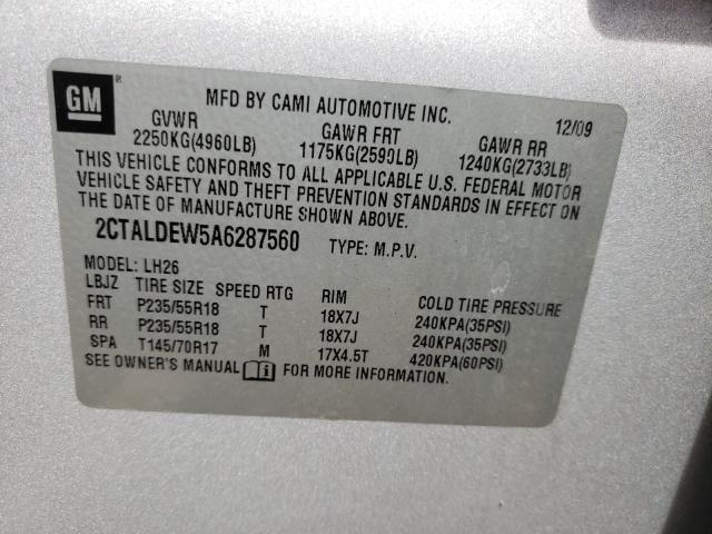 Photo 9 VIN: 2CTALDEW5A6287560 - GMC TERRAIN SL 