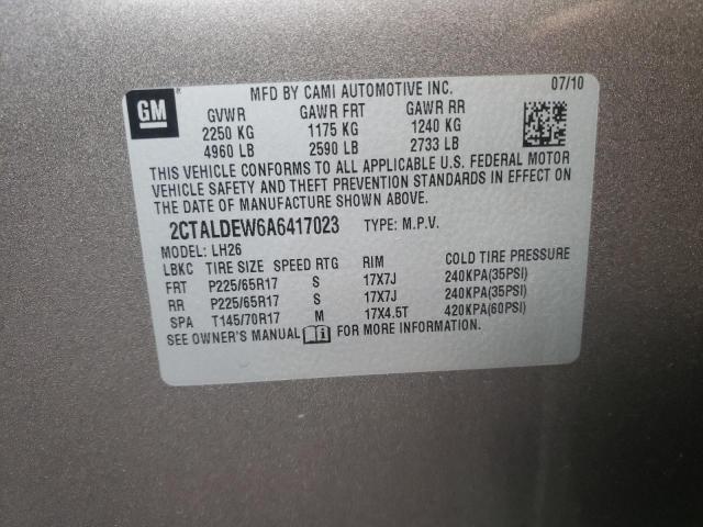 Photo 9 VIN: 2CTALDEW6A6417023 - GMC TERRAIN SL 