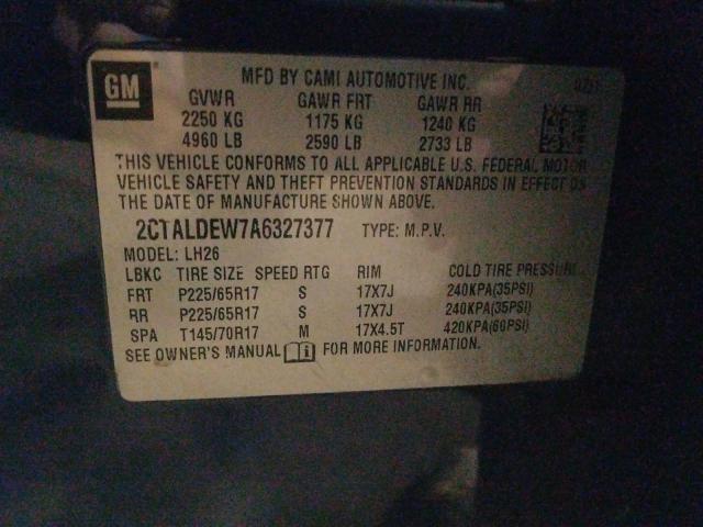 Photo 9 VIN: 2CTALDEW7A6327377 - GMC TERRAIN SL 