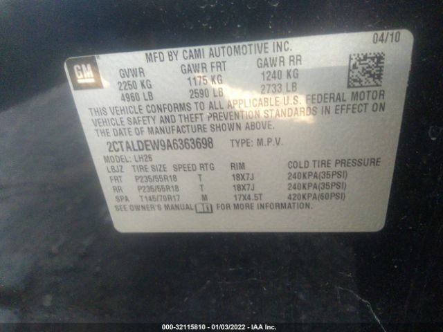 Photo 8 VIN: 2CTALDEW9A6363698 - GMC TERRAIN 