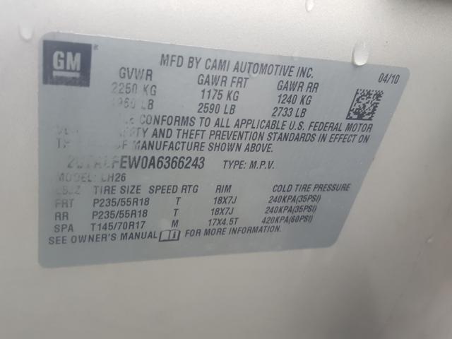 Photo 9 VIN: 2CTALFEW0A6366243 - GMC TERRAIN SL 