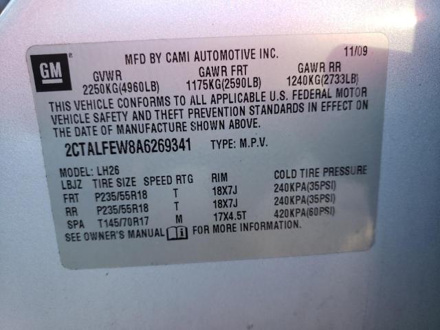 Photo 12 VIN: 2CTALFEW8A6269341 - GMC TERRAIN SL 