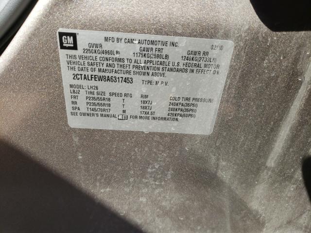 Photo 9 VIN: 2CTALFEW8A6317453 - GMC TERRAIN SL 