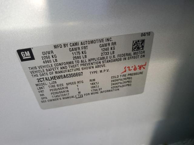 Photo 13 VIN: 2CTALHEW6A6356697 - GMC TERRAIN 