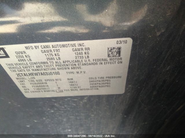 Photo 8 VIN: 2CTALHEW7A6335180 - GMC TERRAIN 