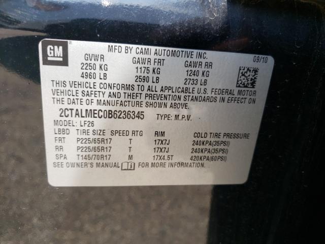 Photo 9 VIN: 2CTALMEC0B6236345 - GMC TERRAIN SL 