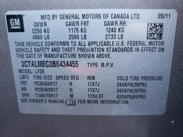 Photo 9 VIN: 2CTALMEC0B6434455 - GMC TERRAIN SL 