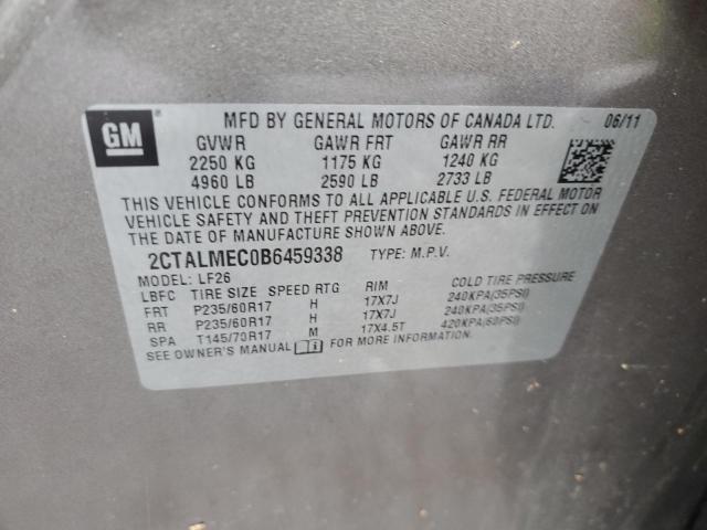 Photo 12 VIN: 2CTALMEC0B6459338 - GMC TERRAIN SL 