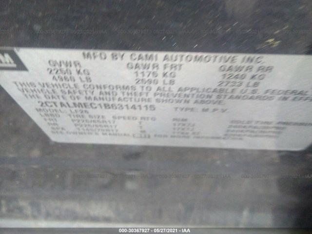 Photo 8 VIN: 2CTALMEC1B6314115 - GMC TERRAIN 