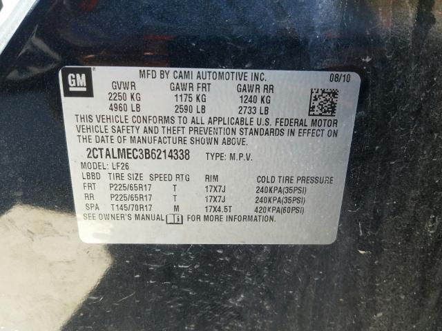 Photo 9 VIN: 2CTALMEC3B6214338 - GMC TERRAIN SL 