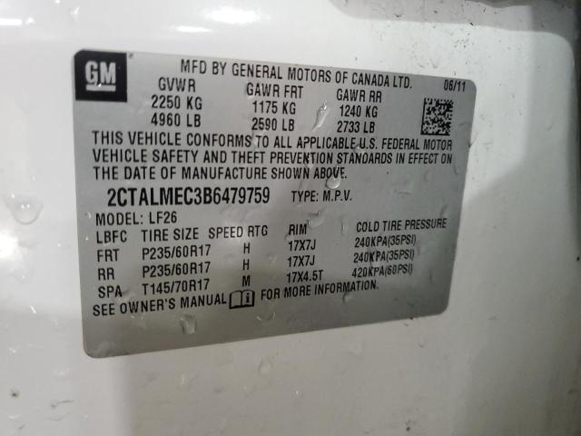 Photo 12 VIN: 2CTALMEC3B6479759 - GMC TERRAIN SL 