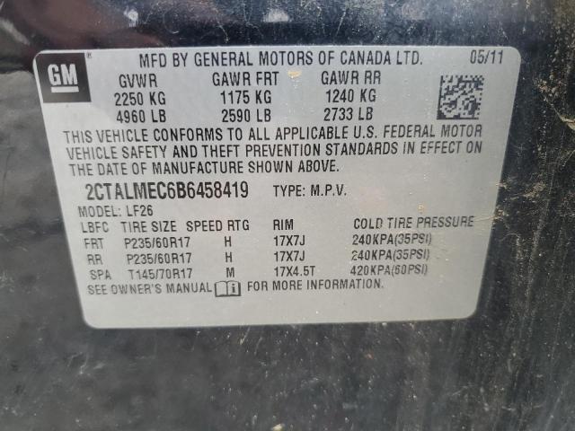 Photo 12 VIN: 2CTALMEC6B6458419 - GMC TERRAIN SL 