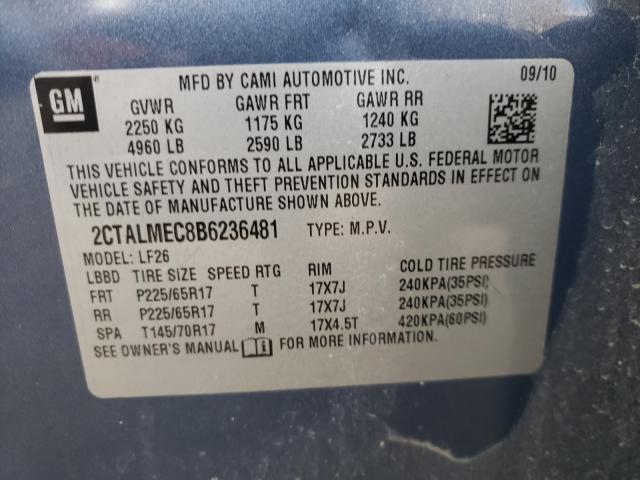 Photo 9 VIN: 2CTALMEC8B6236481 - GMC TERRAIN SL 