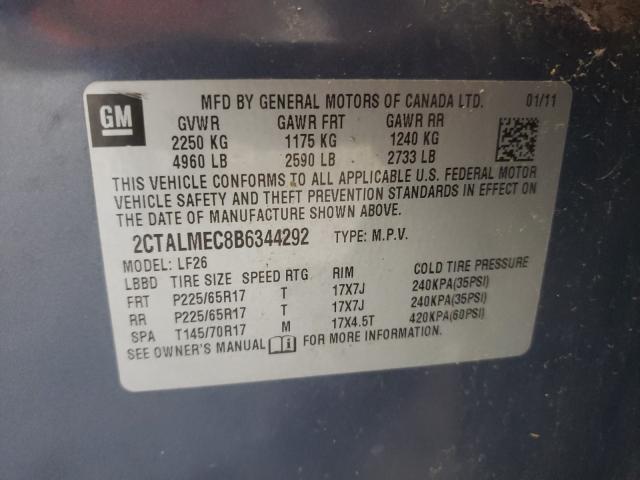 Photo 9 VIN: 2CTALMEC8B6344292 - GMC TERRAIN SL 