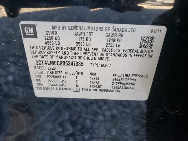 Photo 9 VIN: 2CTALMEC8B6347385 - GMC TERRAIN SL 