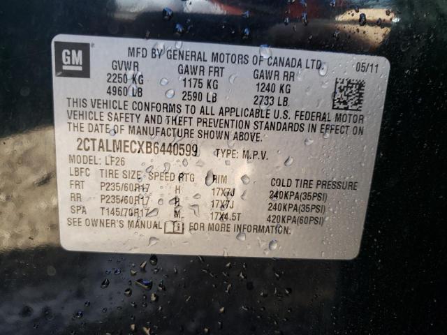 Photo 9 VIN: 2CTALMECXB6440599 - GMC TERRAIN 