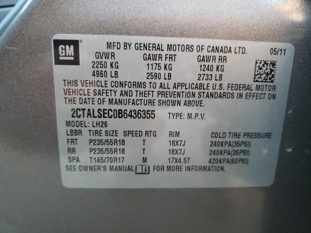 Photo 9 VIN: 2CTALSEC0B6436355 - GMC TERRAIN SL 