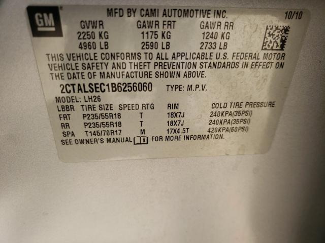 Photo 9 VIN: 2CTALSEC1B6256060 - GMC TERRAIN SL 