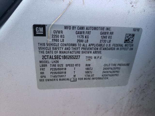 Photo 9 VIN: 2CTALSEC1B6265227 - GMC TERRAIN SL 