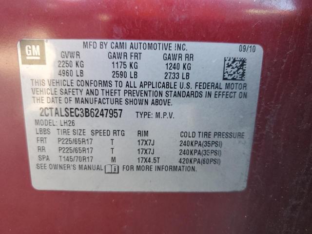 Photo 12 VIN: 2CTALSEC3B6247957 - GMC TERRAIN SL 