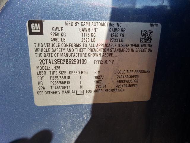 Photo 9 VIN: 2CTALSEC3B6259199 - GMC TERRAIN SL 