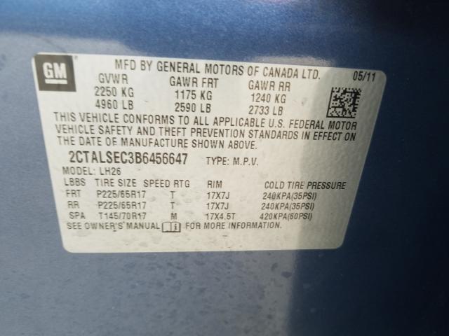 Photo 9 VIN: 2CTALSEC3B6456647 - GMC TERRAIN SL 