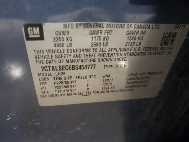 Photo 9 VIN: 2CTALSEC6B6454777 - GMC TERRAIN SL 