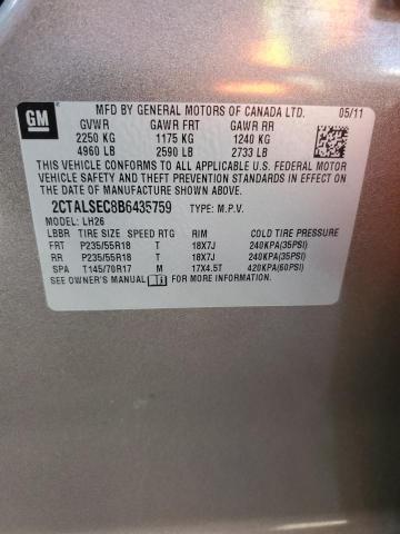 Photo 11 VIN: 2CTALSEC8B6435759 - GMC TERRAIN SL 