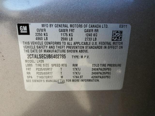 Photo 12 VIN: 2CTALSEC9B6402785 - GMC TERRAIN 