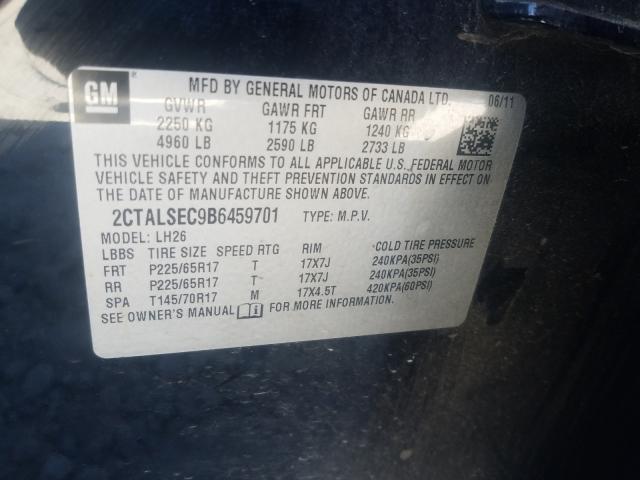 Photo 9 VIN: 2CTALSEC9B6459701 - GMC TERRAIN SL 