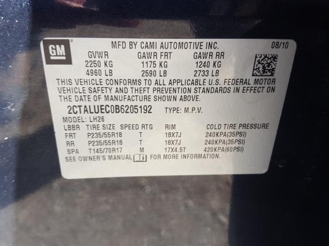 Photo 9 VIN: 2CTALUEC0B6205192 - GMC TERRAIN SL 