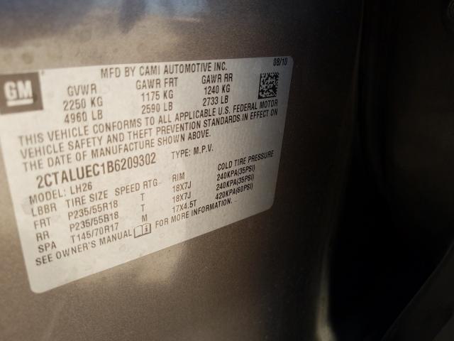 Photo 9 VIN: 2CTALUEC1B6209302 - GMC TERRAIN SL 