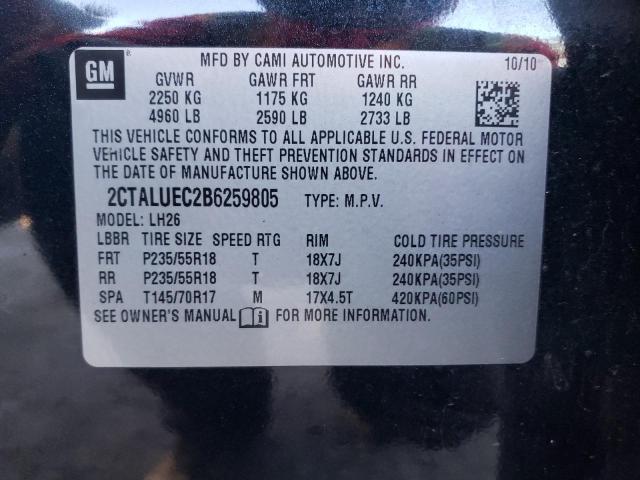 Photo 9 VIN: 2CTALUEC2B6259805 - GMC TERRAIN SL 