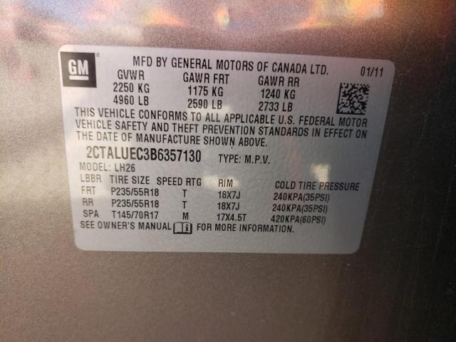 Photo 12 VIN: 2CTALUEC3B6357130 - GMC TERRAIN 