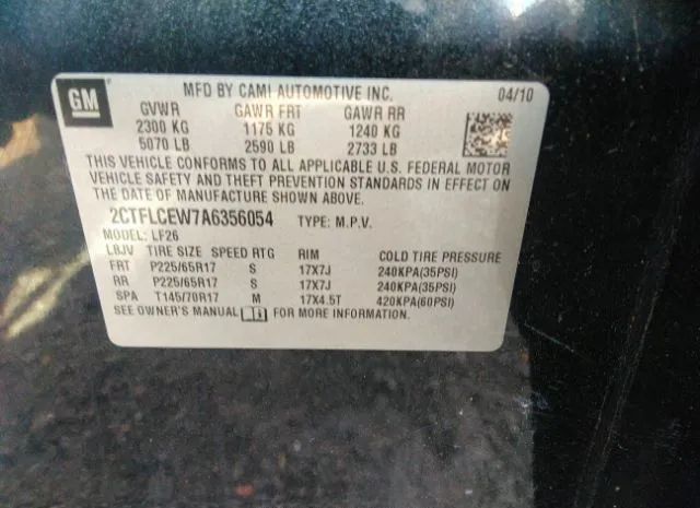 Photo 8 VIN: 2CTFLCEW7A6356054 - GMC TERRAIN 