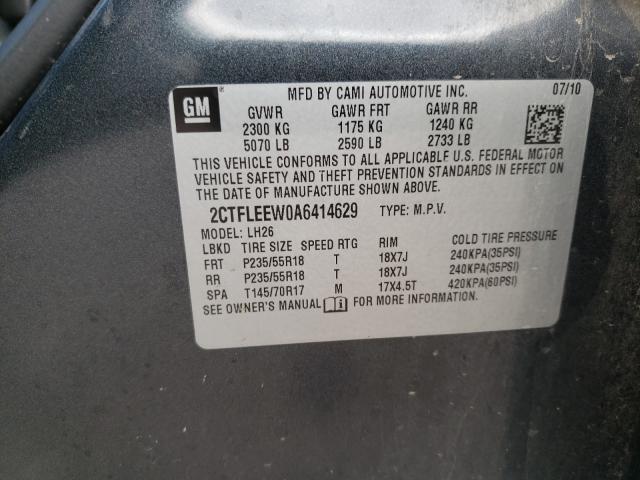 Photo 9 VIN: 2CTFLEEW0A6414629 - GMC TERRAIN SL 