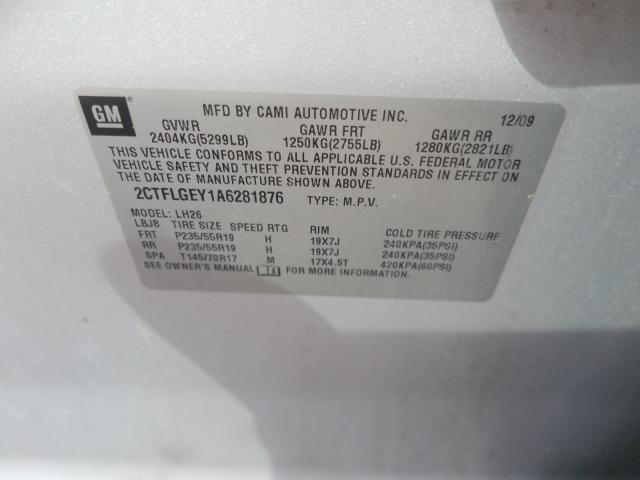 Photo 9 VIN: 2CTFLGEY1A6281876 - GMC TERRAIN SL 