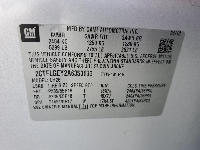 Photo 12 VIN: 2CTFLGEY2A6353085 - GMC TERRAIN 