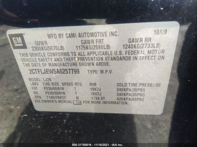 Photo 8 VIN: 2CTFLJEW5A6257799 - GMC TERRAIN 