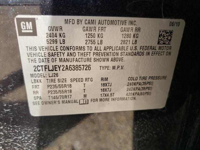 Photo 9 VIN: 2CTFLJEY2A6385726 - GMC TERRAIN SL 