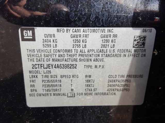 Photo 9 VIN: 2CTFLJEY4A6398252 - GMC TERRAIN SL 