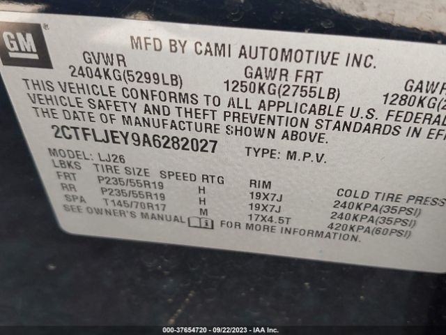 Photo 8 VIN: 2CTFLJEY9A6282027 - GMC TERRAIN 