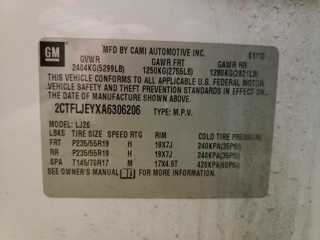 Photo 9 VIN: 2CTFLJEYXA6306206 - GMC TERRAIN SL 