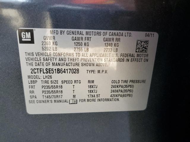 Photo 12 VIN: 2CTFLSE51B6417028 - GMC TERRAIN SL 