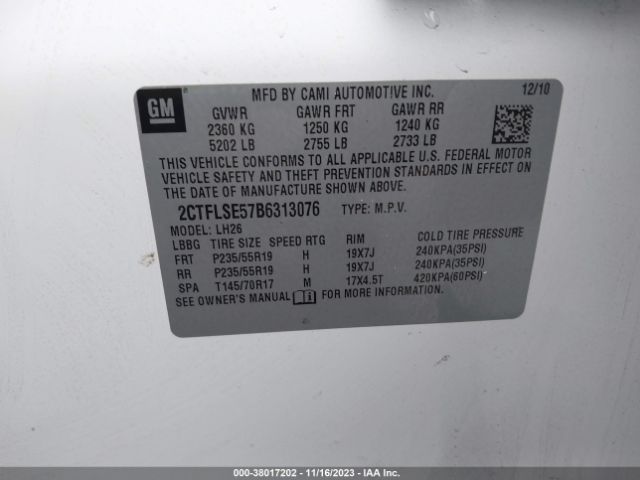 Photo 8 VIN: 2CTFLSE57B6313076 - GMC TERRAIN 